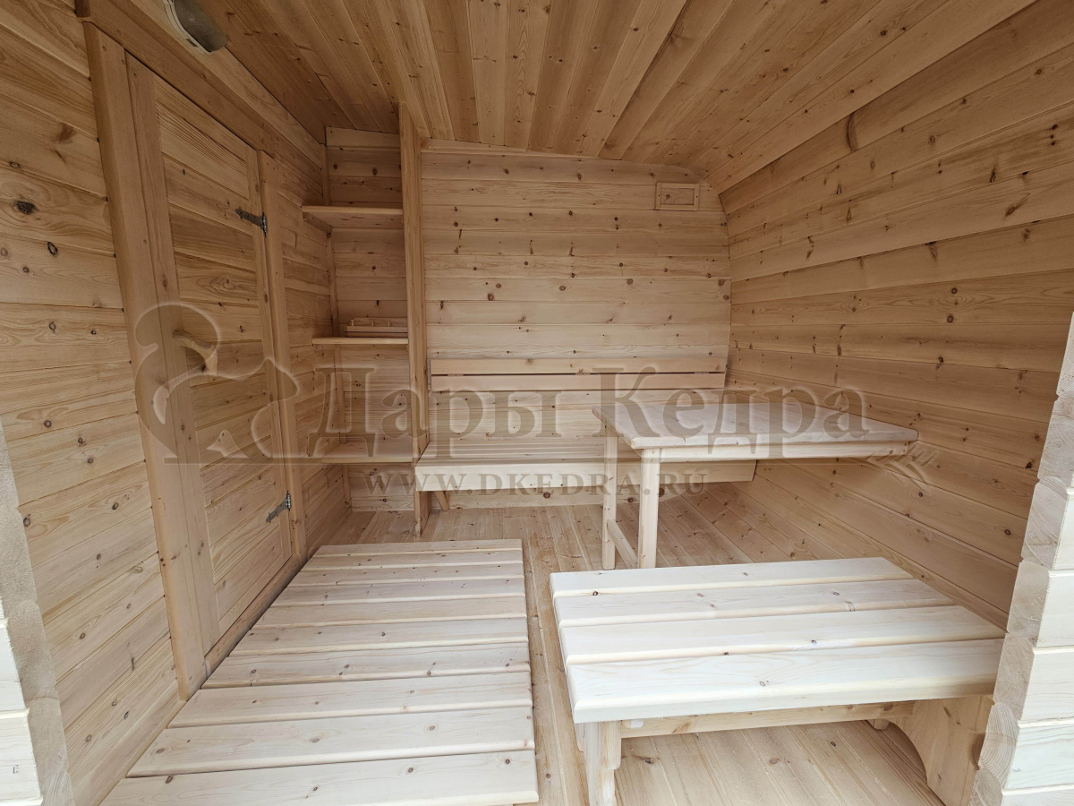 Овальная-Окта Баня-Бочка 4 метра